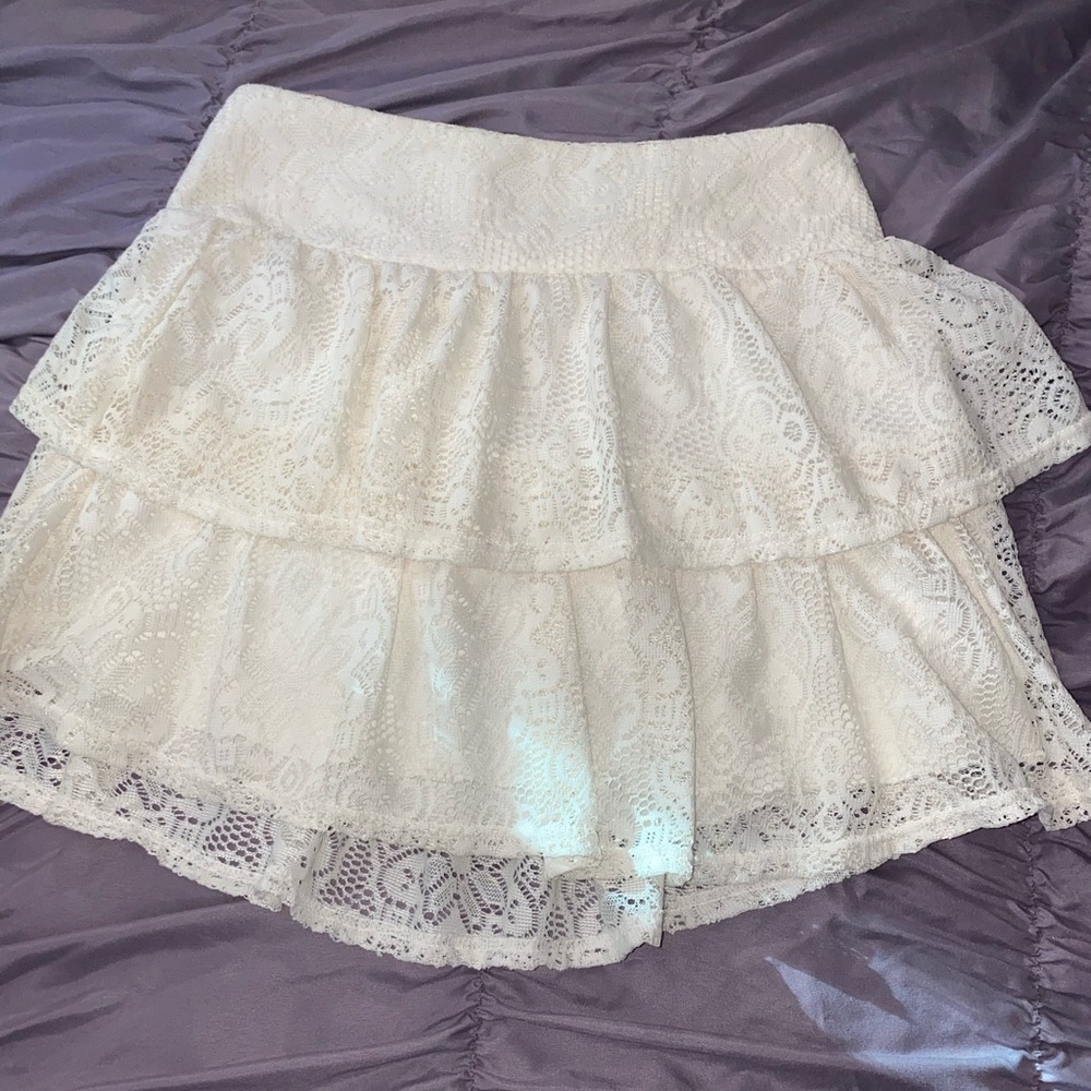 Lace skater skirt